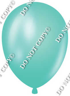 Light Turquoise Balloon - Style 3