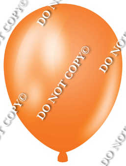 Light Orange Balloon - Style 3