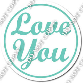 Love You for Flat Mint Frame