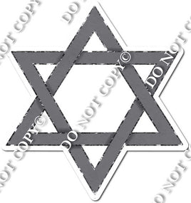 Star of David Grey & Silver