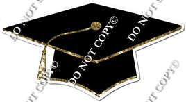 Gold Graduation Cap