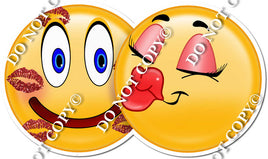 Kissing Emoji's Combo