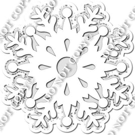 Light Silver Snowflake
