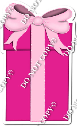 Tall Baby Pink Bow, Pink Present
