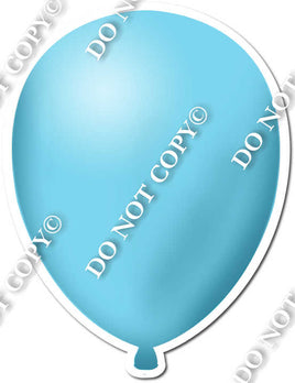 Flat - Baby Blue Balloon - Style 2