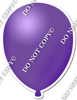 Flat - Purple Balloon - Style 2
