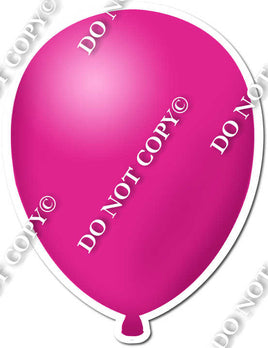 Flat - Hot Pink Balloon - Style 2