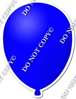 Flat - Blue Balloon - Style 2