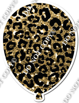 Gold Leopard Balloon