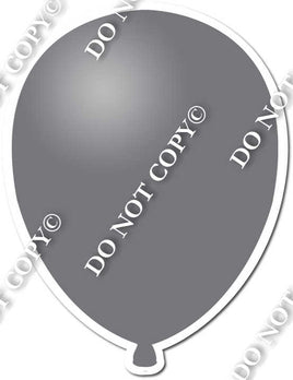 Flat - Grey Balloon - Style 2