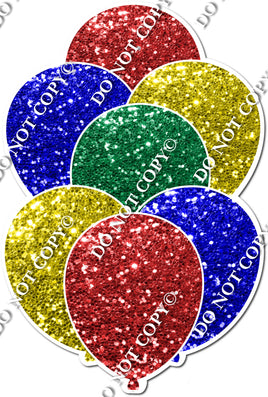 Multicolor Rainbow Balloon Bundle w/ Variants