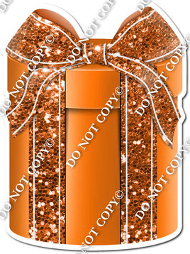 Sparkle - Orange Box & Orange Ribbon Present - Style 3