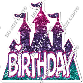 Castle - Ombre - Birthday Statement