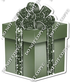 Sparkle - Sage Box & Sage Ribbon Present - Style 4