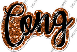 Split Cursive - Orange - CONG & RATS