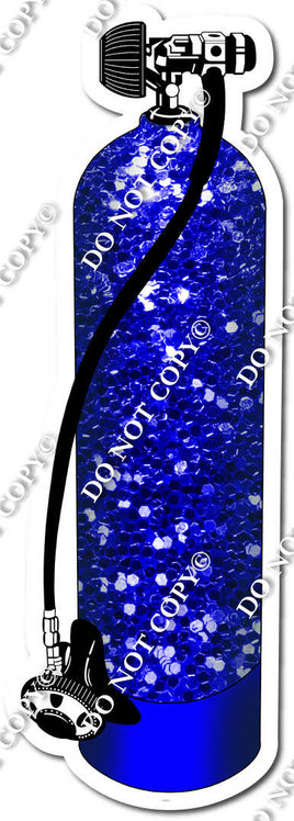Scuba Tank - Blue Sparkle