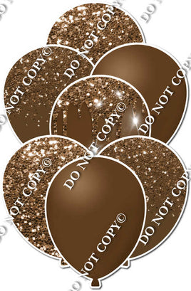 Flat & Sparkle Chocolate Balloon Bundle