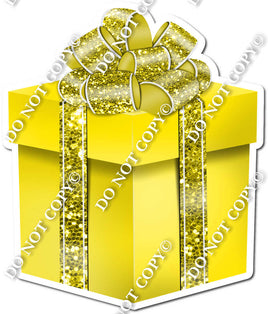 Sparkle - Yellow Box & Yellow Ribbon Present - Style 4
