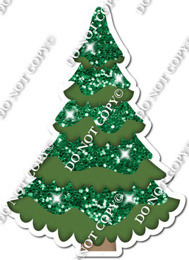 Sparkle Green Christmas Tree