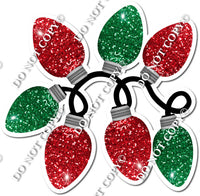 Red & Green Christmas Lights