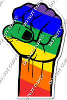 Flat Rainbow Fist w/ Variants