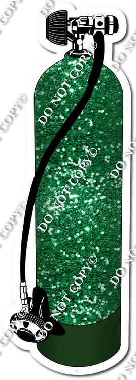 Scuba Tank - Green Sparkle