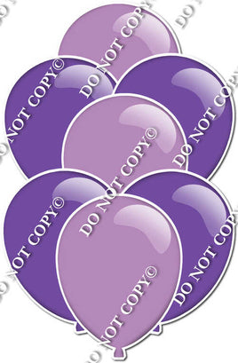 Flat Lavender & Purple Balloon Bundle