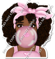 Baby Pink - Girl Blowing Bubble w/ Variants
