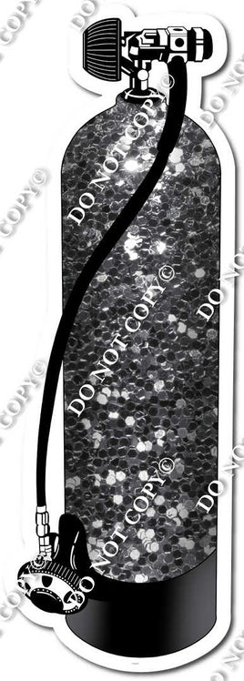 Scuba Tank - Silver Sparkle