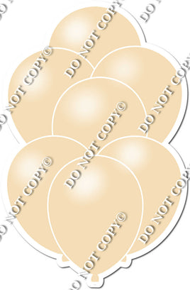 Flat Champagne Balloon Bundle