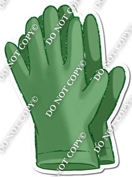 Green Gardening Gloves w/ Variants