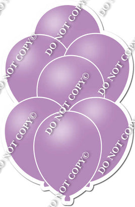 Flat Lavender Balloon Bundle