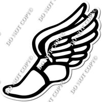 Track Shoe with Wings Silhouette w/ Variants
