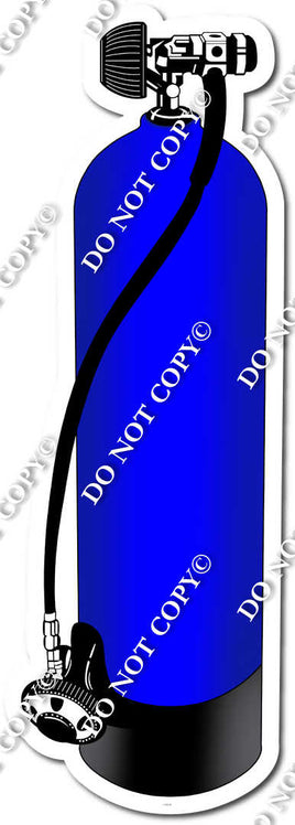 Scuba Tank - Flat Blue