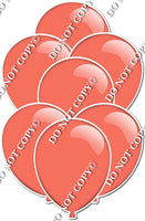 Coral - Balloon Bundle with Highlight