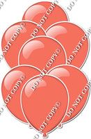 Coral - Balloon Bundle with Highlight