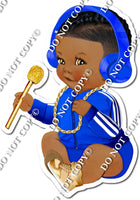 Boy Baby with Blue Headphones w/ Variants