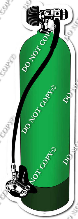 Scuba Tank - Flat Green