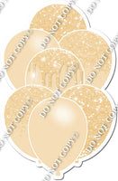 Sparkle & Flat Champagne Balloon Bundle