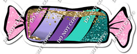 Pink, Purple, Teal Rectangle Candy w/ Variants