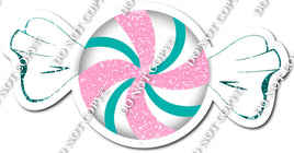 Baby Pink Sparkle and Teal Candy w/ Variants