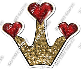 Crown With Hearts
