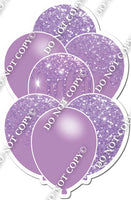 Sparkle & Flat Lavender Balloon Bundle