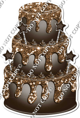 Chocolate Cake, Chocolate Dollops & Drip
