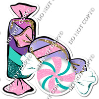 Pink, Purple, Teal Candy Bundle With Variants