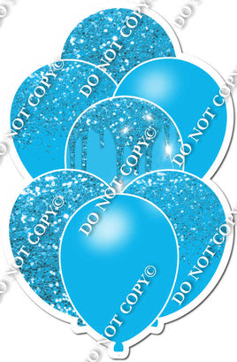 Sparkle & Flat Caribbean Balloon Bundle