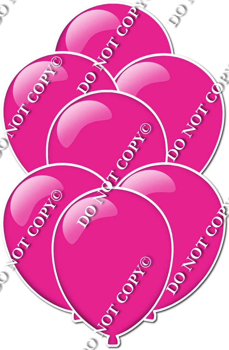 Hot Pink - Balloon Bundle with Highlight| Sign Swag USA