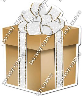Sparkle - Gold & White Present - Style 4