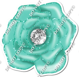 Mint Open Rose with Diamond w/ Variants