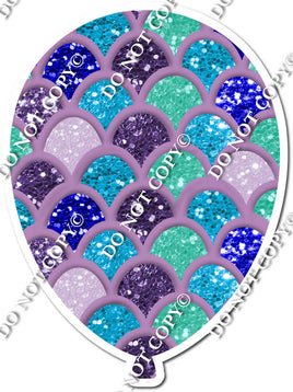 Lavender Mermaid Sparkle Balloon